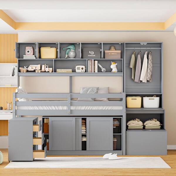 Wardrobe under bed discount
