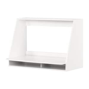 Hourra 12.75 in. Pure White Floating Desk