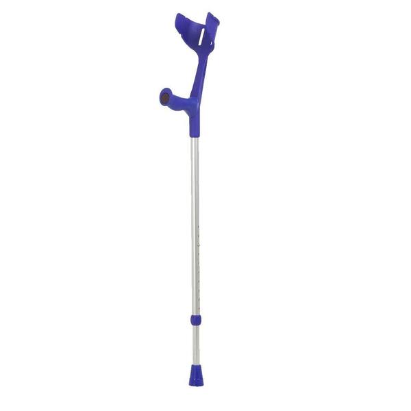 Unbranded Fixed Open Cuff Forearm Crutch in Blue