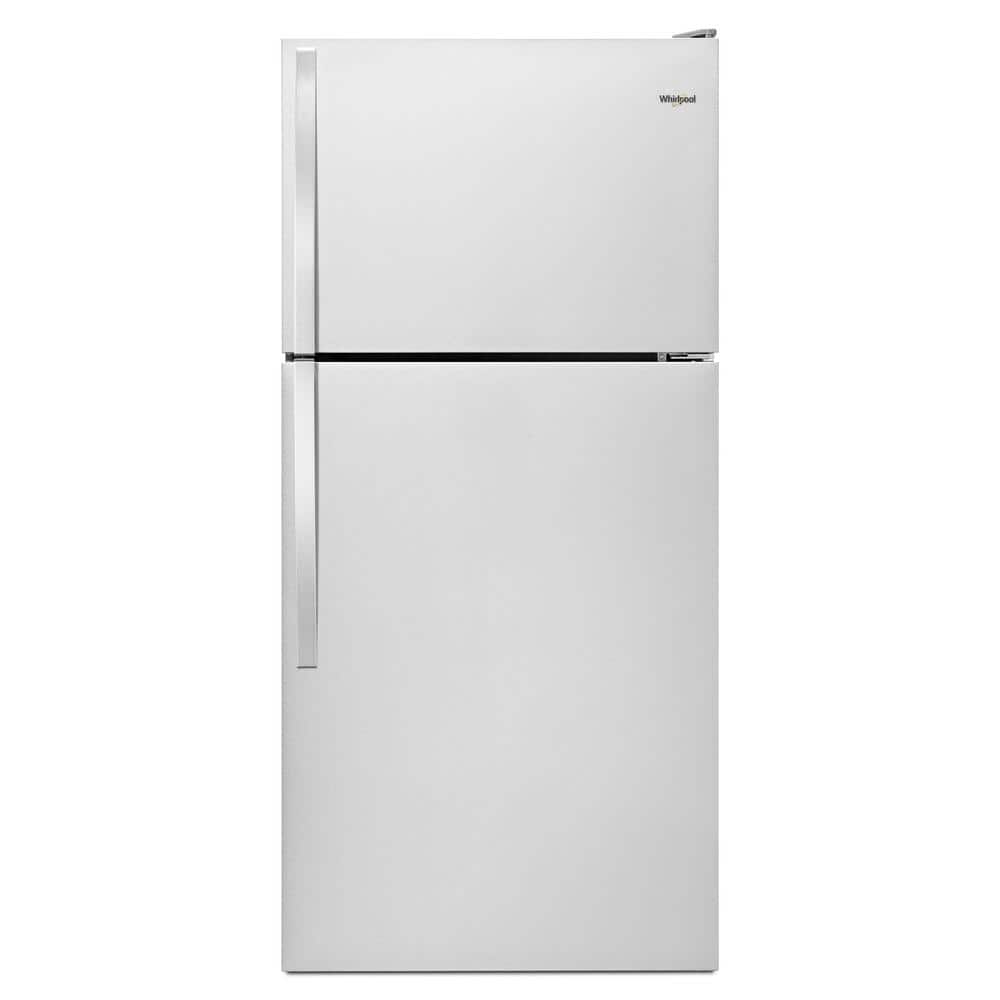 14 cu. ft. Top Freezer Refrigerator in Monochromatic Stainless Steel
