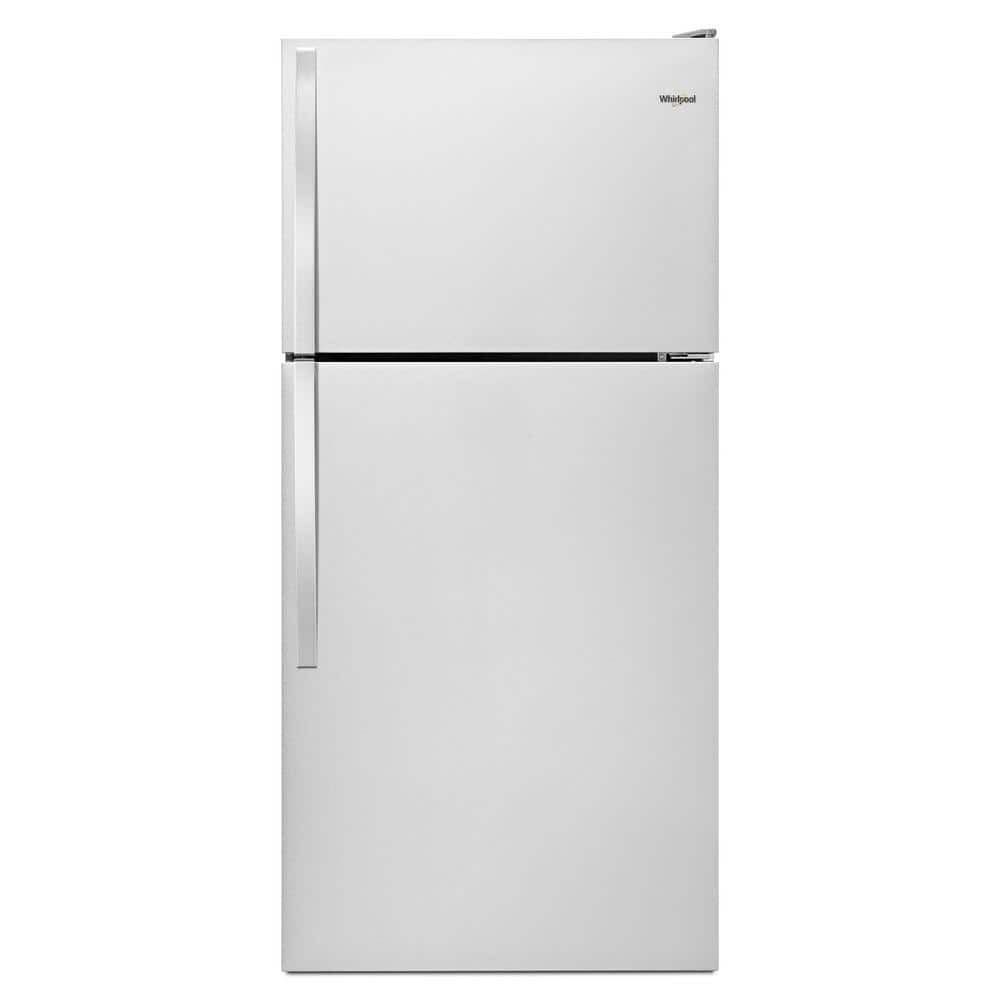 Whirlpool 28 in. Wide Top Freezer Refrigerator in Stainless Steel 14 cu. ft. on Fridge.com