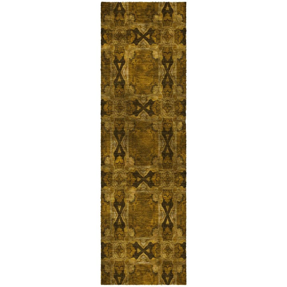 Dream Shag Premium Machine Washable Abstract ADS564 Chocolate 2 ft. x 7 ft. Runner Rug price history on PriceWatchPro
