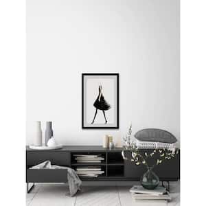 30 in. H x 20 in. W Brushed Black Dress" by Marmont Hill Framed Wall Art
