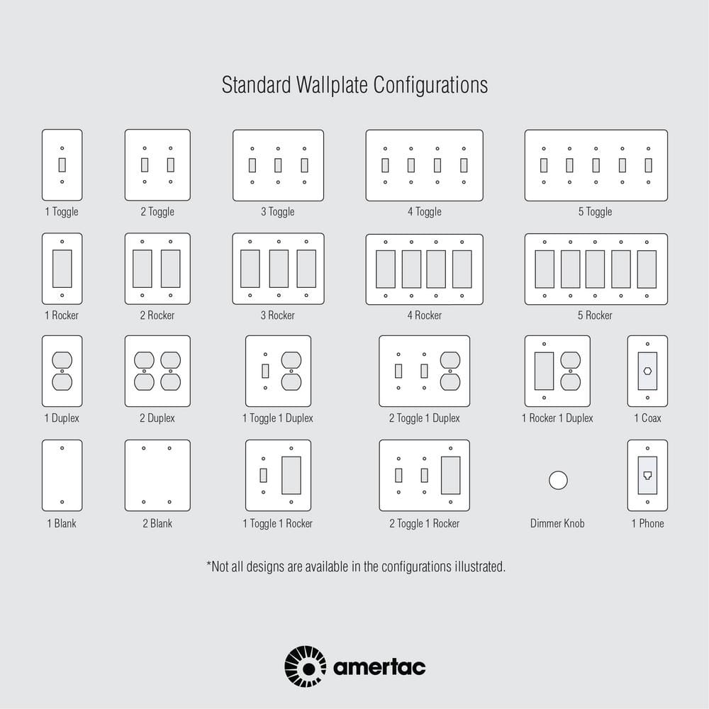 Silver Aluminum Diamond Plate Triple Rocker Wallplate