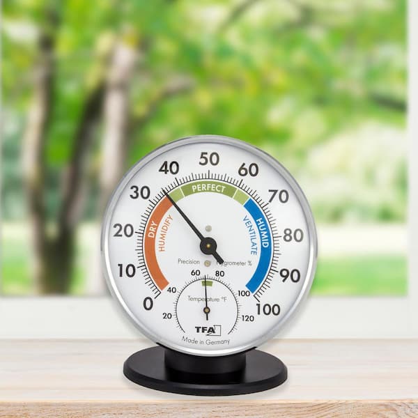 Indoor 3-in-1 Thermometer Hygrometer Barometer - China Thermo Hygrometer,  Environment Meter