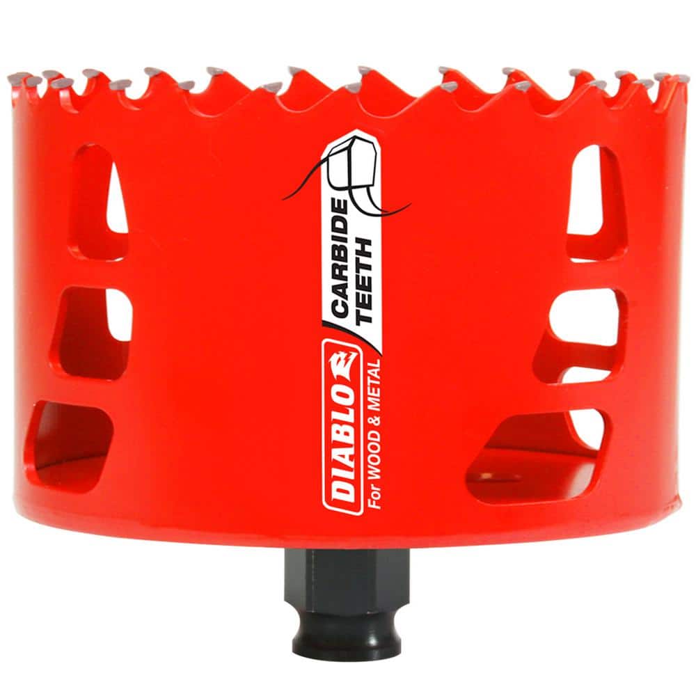 DIABLO 5 in. Carbide Hole Saw with 2-3/8 in. Cutting Depth