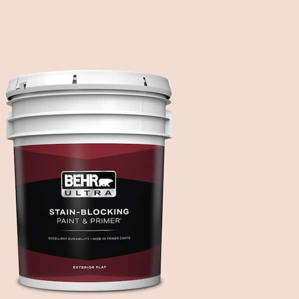 BEHR ULTRA 5 gal. #220E-1 Tantalizing Tan Flat Exterior Paint & Primer