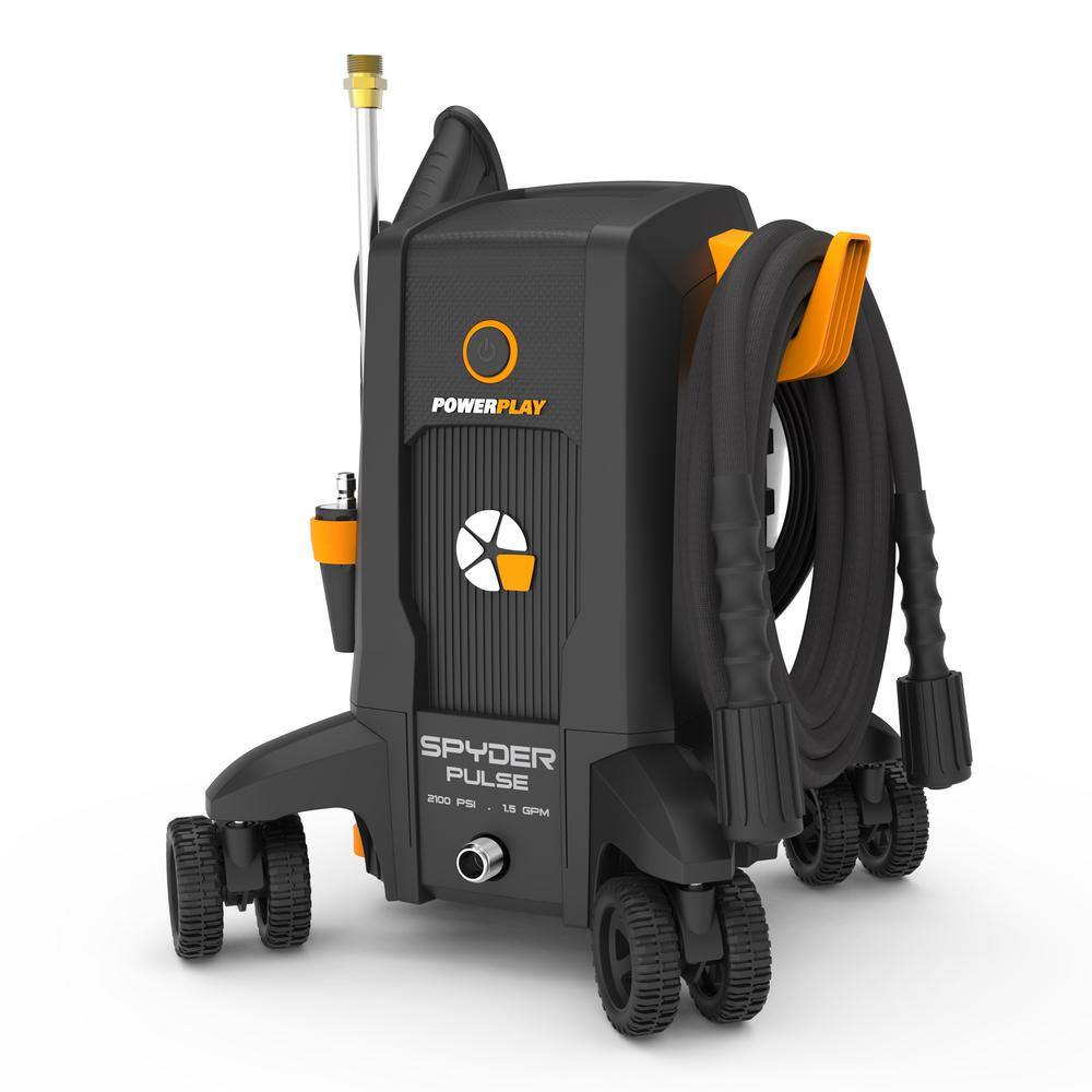 Spyder Pulse 2100 PSI Electric Pressure Washer with Plastic Hose