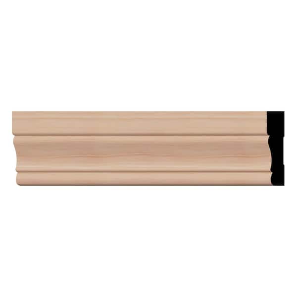 Ekena Millwork WM443 0.63 in. D x 3.25 in. W x 96 in. L Wood (Cherry) Colonial Casing Moulding
