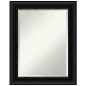 Medium Rectangle Parlor Black Beveled Glass Classic Mirror (29.5 in. H x 23.5 in. W)