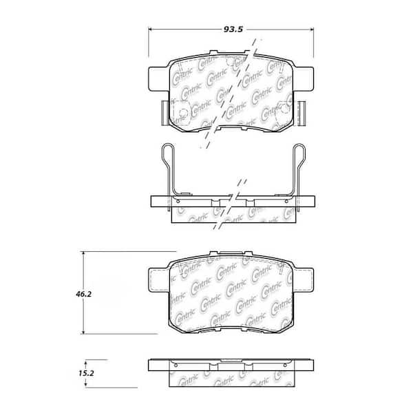 Centric Parts Disc Brake Pad Set