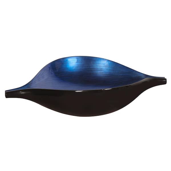 Marley Forrest Cobalt Blue Wood Bowl