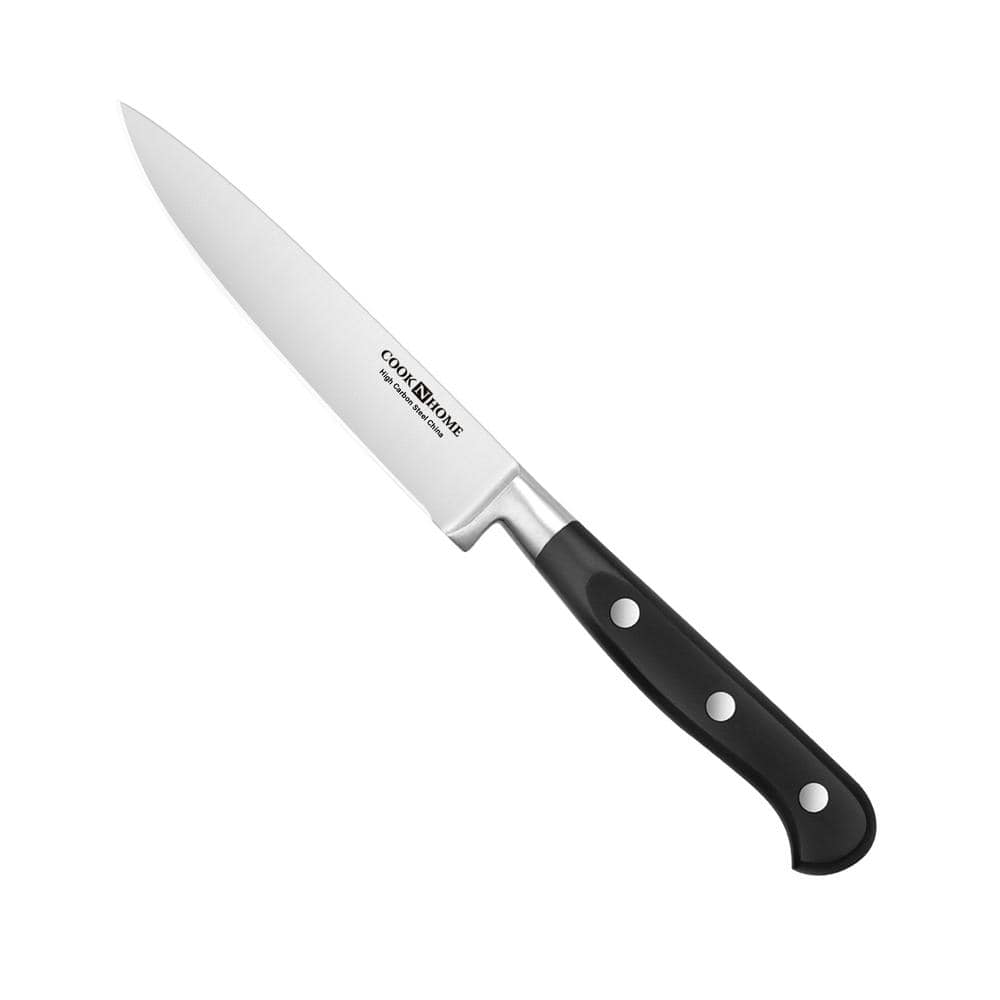 Cook N Home Kitchen Knife Set with Bamboo Storage Block 15-Piece