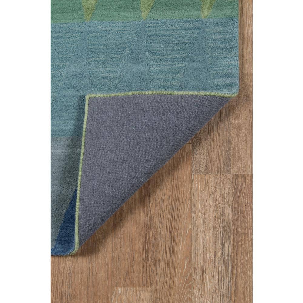 Handmade Geometric Multi-Red Wool Runner Rug 2'3" x 8'