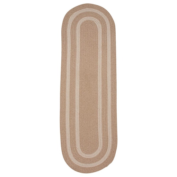 Home Decorators Collection Paige Natural 2 ft. x 10 ft. Braided Runner Rug