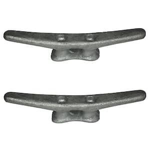 8 in. Galvanized Steel Dock Cleat (2-Pack)