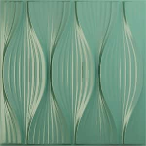 19 5/8 in. x 19 5/8 in. Willow EnduraWall Decorative 3D Wall Panel, Sea Mist (12-Pack for 32.04 Sq. Ft.)