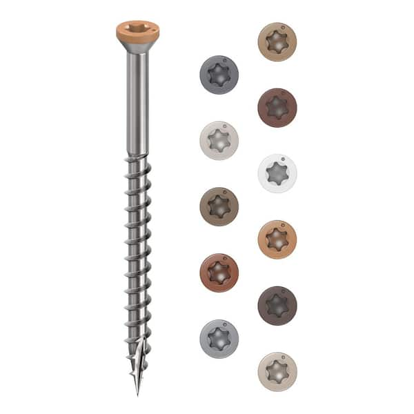 Seachoice #8 x 5/8 in. Eyelet Stud With Tapping Screw - 35 Pack 59391 - The  Home Depot