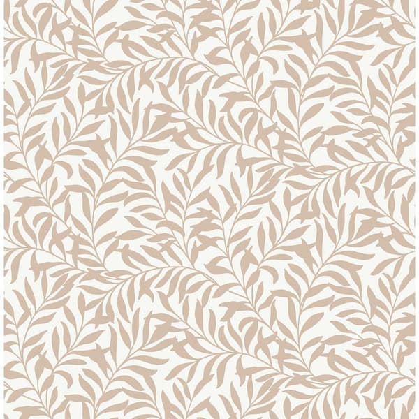 Red Terracotta Wisley Peel and Stick Wallpaper Sample
