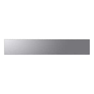 Bespoke Middle Panel in Stainless Steel for 4-Door French Door Refrigerator