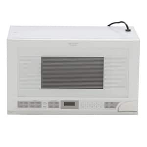 1.5 cu. ft. Over the Counter Microwave in White with Sensor Cooking
