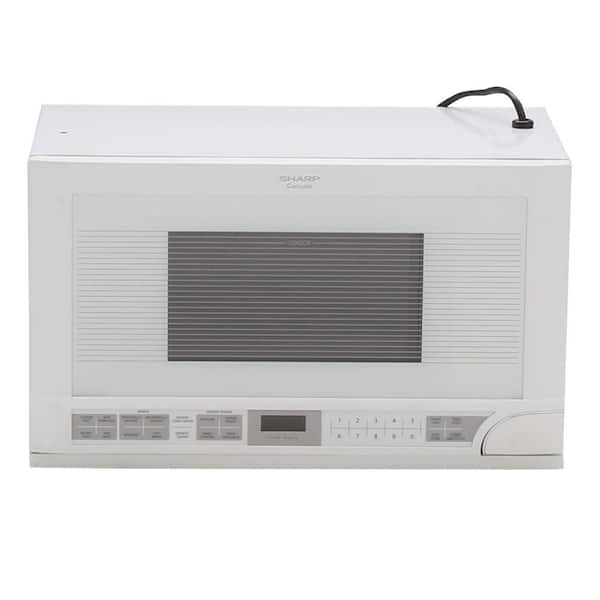 Sharp 1.5 cu. ft. Over the Counter Microwave in White with Sensor