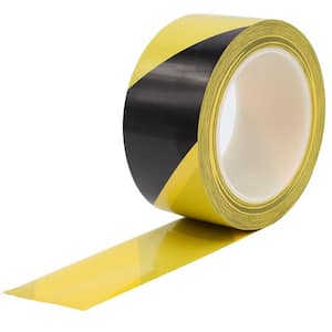 2 in. x 108 ft. Reflective Safety Tape Yellow and Black (2-Pack)