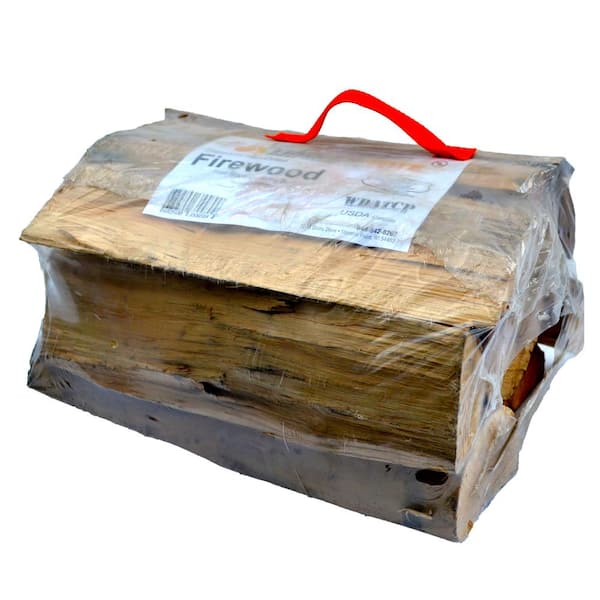 TIMBERTOTE Natural Hardwood Mix Fire Log Firewood Bundle for Fireplace and Firepit