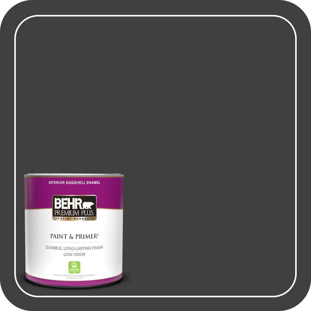 1 qt. Black Eggshell Enamel Low Odor Interior Paint & Primer price history on PriceWatchPro