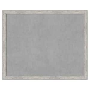 Angled Silver 43 in. x 35 in. Framed Magnetic Board