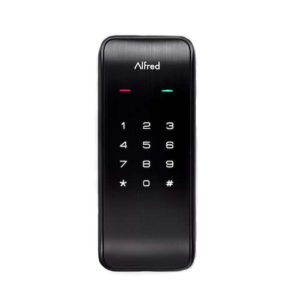 Alfred DB2 Black Smart 1-Sided Keyless Electronic Deadbolt Lock