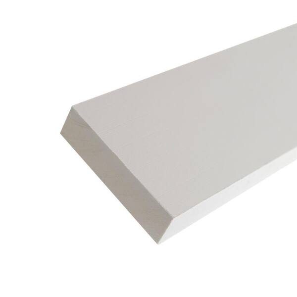 AZEK Trim 1 in. x 5.5 in. x 12 ft. White PVC Composite Traditional Trim