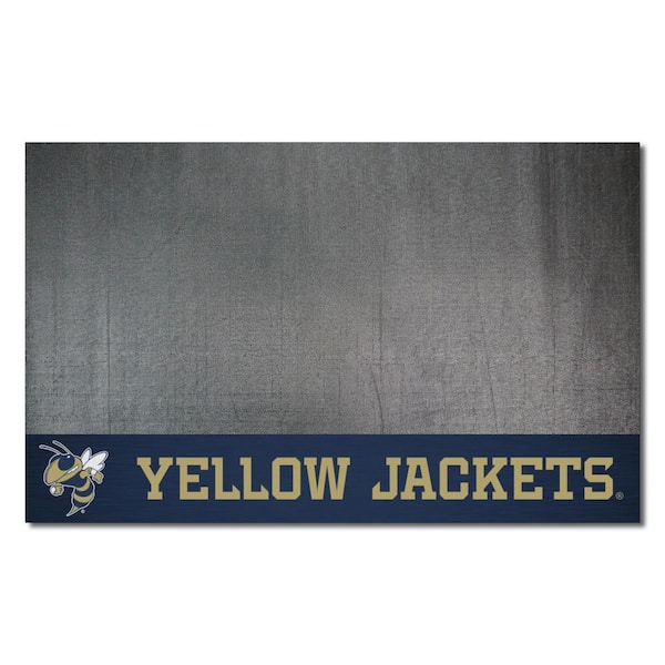 FANMATS Georgia Tech Yellow Jackets Vinyl 42 in. Grill Mat