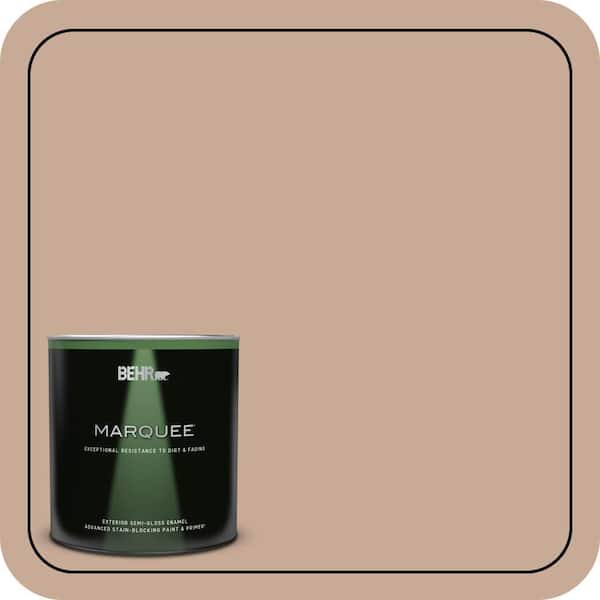 BEHR MARQUEE 1 qt. #S220-3 Sanderling Semi-Gloss Enamel Exterior Paint & Primer