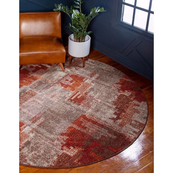 Autumn Cinnamon Multi 8' 0 x 8' 0 Round Rug