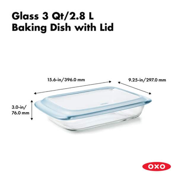 OXO Good Grips 2 qt Glass Baking Dish with Lid