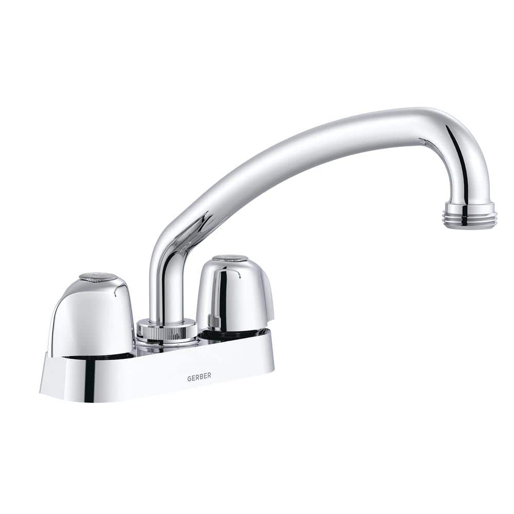 Gerber Chrome 2-Handle Laundry Utility Faucet with Swivel Spout