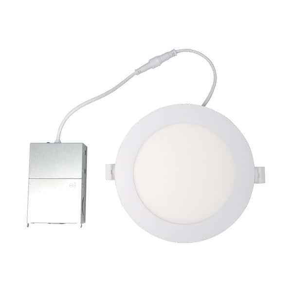 LED Retrofit Downlight w/ Butterfly Clips 12W 1200 Lumens Adj CCT 2700K-5000K 120V 6 in. Triac Dimmable (6-Pack)