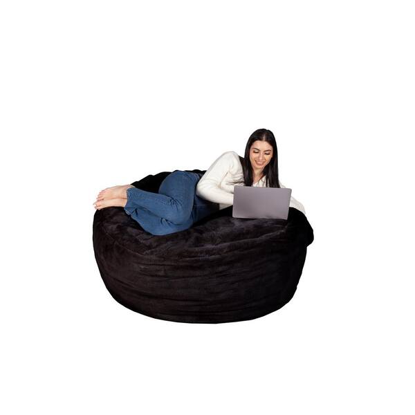 xl faux fur bean bag