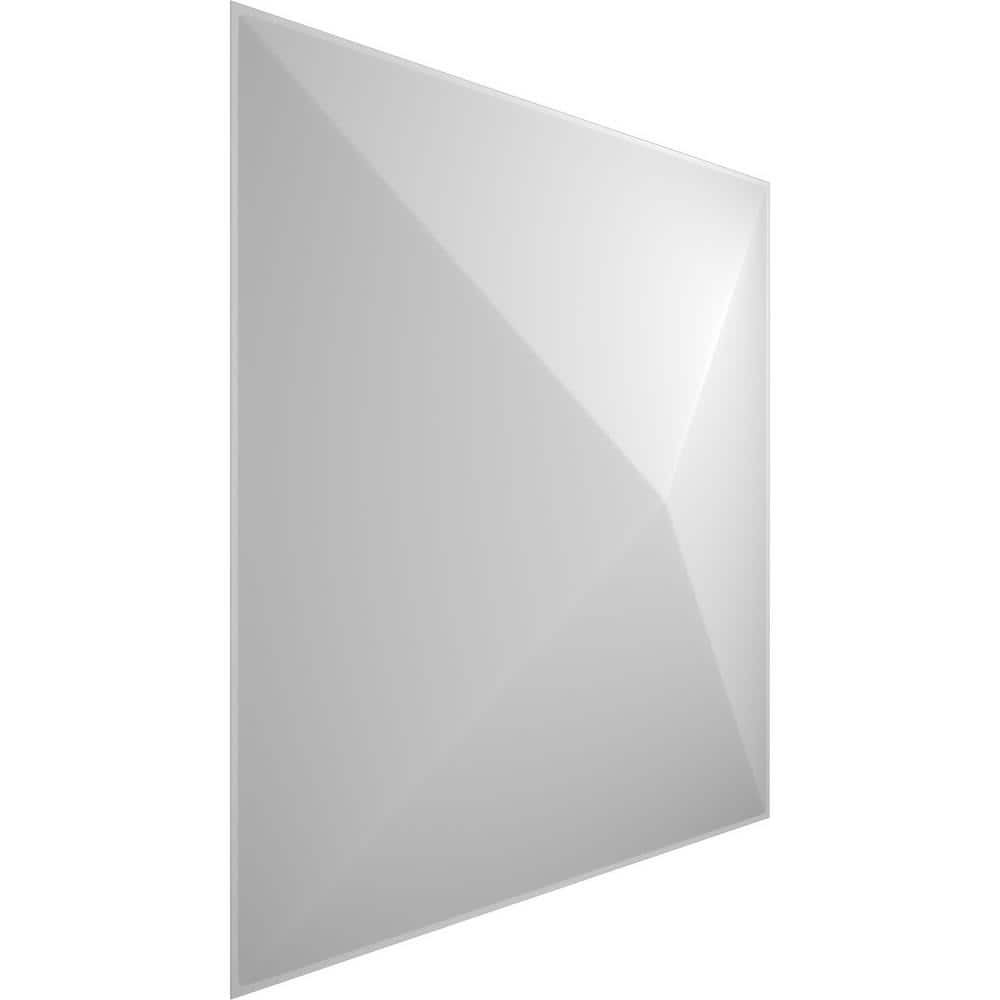 White Textured PVC 3D Wall Panels, 11.88" x 11.88", 10-Pack