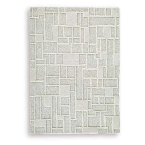 Empriss 5 ft. x  7 ft. Beige Geometric Area Rug