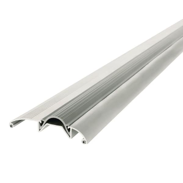 M-D Building Products Standard Duty Low 3-3/8 in. x 48 in. Aluminum Threshold with Vinyl Seal