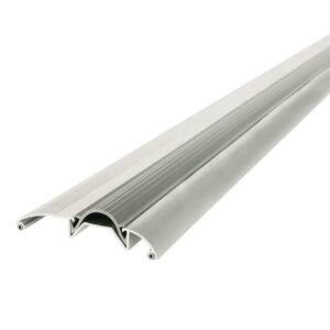 Standard Duty Low 3-3/8 in. x 53-1/2 in. Aluminum Threshold with Vinyl Seal