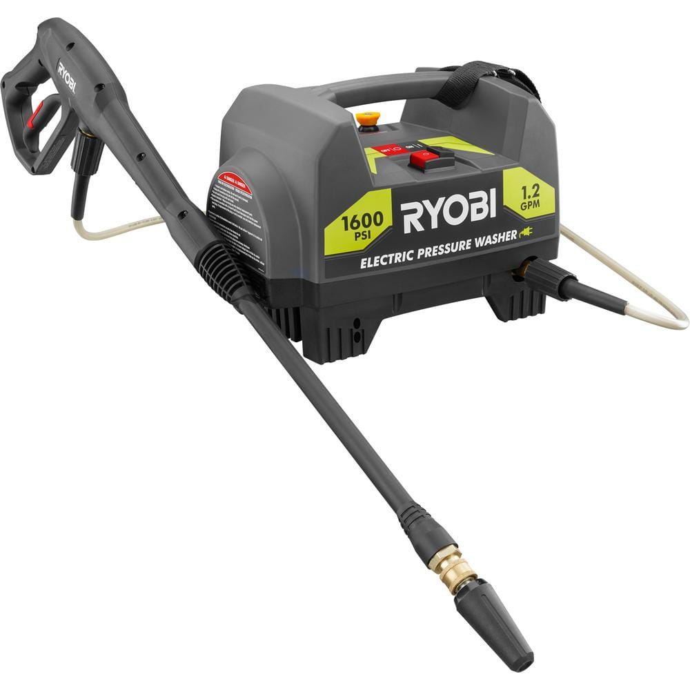 RYOBI 1,600 PSI 1.2 GPM Electric Pressure Washer-RY141612 - The Home Depot