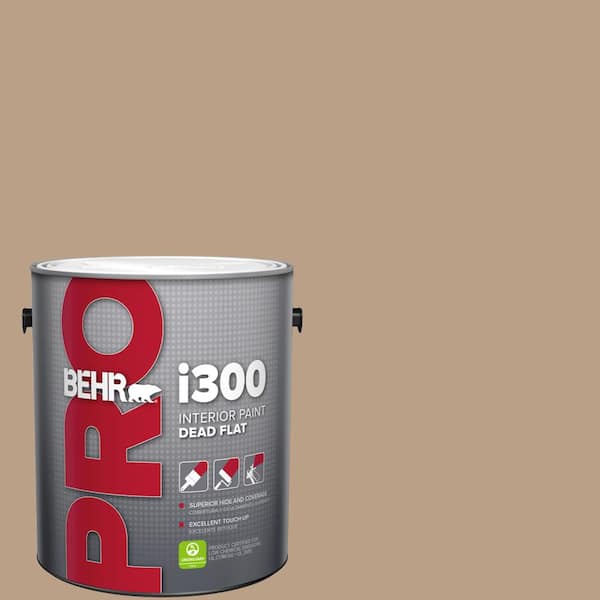 BEHR PRO 1 gal. #ICC-52 Cup of Cocoa Dead Flat Interior Paint