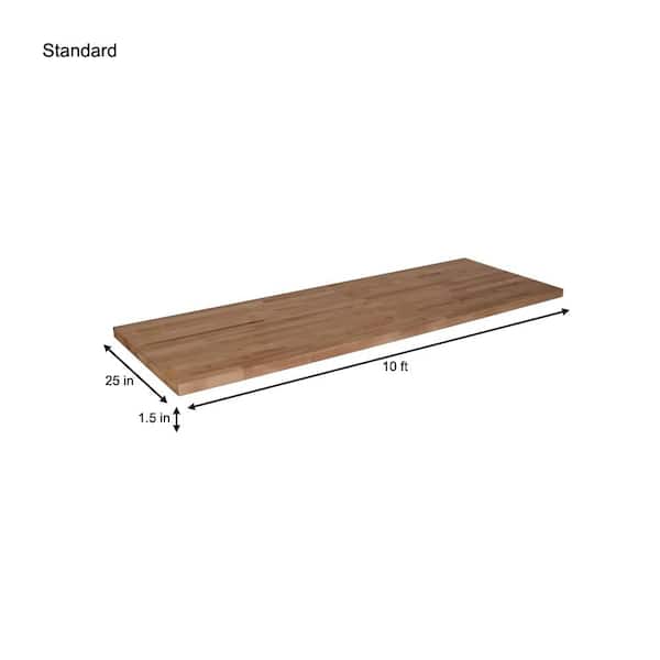 Details about   Solid Wood Butcher Block Countertop 4 ft 10 ft 100% Hardwood Unfinished  Birch 