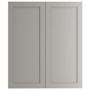 Hampton Bay Edson Shaker Assembled 27x42x12.5 in. Blind Wall Corner ...