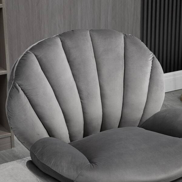 Grey velvet 2024 chair cheap