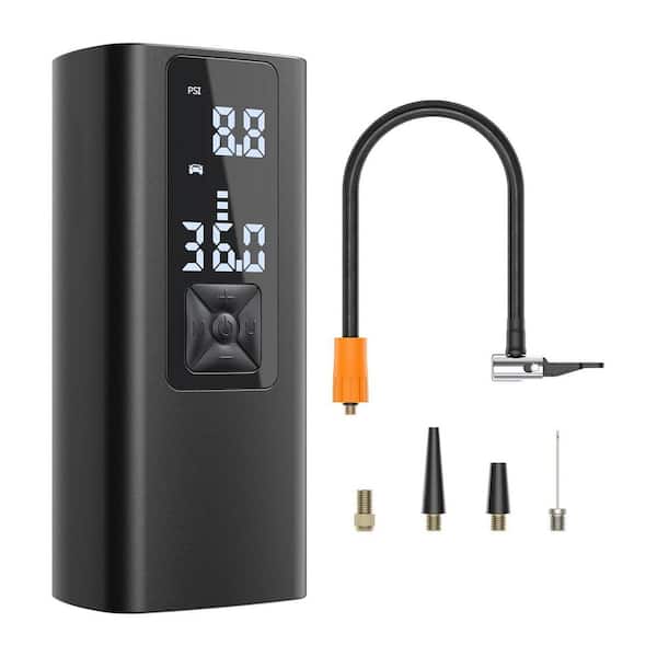 Tire Inflator 150 PSI Portable Electric Air Compressor with 6000mAh Battery Pressure Gauge LED Screen