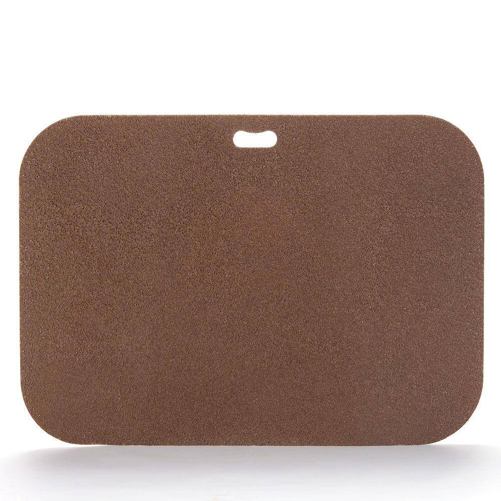 The Original Grill Pad 42 in. x 30 in. Rectangular Earthtone Brown Deck The
